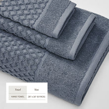 Load image into Gallery viewer, Cotton Diamond Waffle Weave Bath Towel Set - Grayson Collection