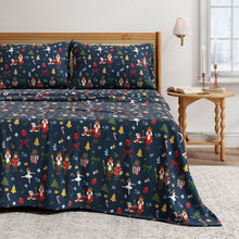 Load image into Gallery viewer, Turkish Cotton Christmas Flannel Sheet - Whittaker Collection