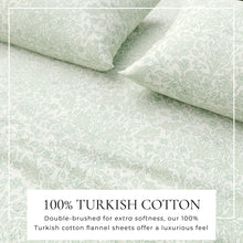 Load image into Gallery viewer, Turkish Cotton Flannel Sheet Set - Winter Floral Collection