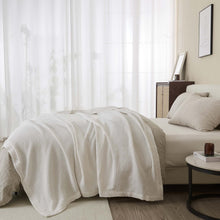 Load image into Gallery viewer, 100% Cotton Waffle Weave Blanket - Mikala Collection