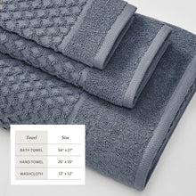 Load image into Gallery viewer, Cotton Diamond Waffle Weave Bath Towel Set - Grayson Collection