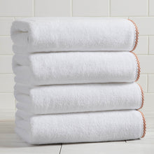 Load image into Gallery viewer, Cotton Border-Stitched 6-Piece Towel Set - Valery Collection