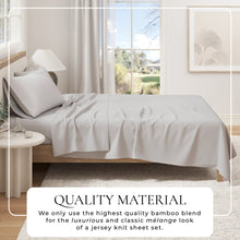 Load image into Gallery viewer, Viscose from Bamboo &amp; Cotton Blend Jersey Knit Sheets