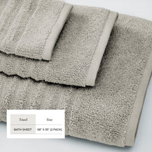 Load image into Gallery viewer, Luxury Combed Cotton Bath Towel Set - Karina Collection