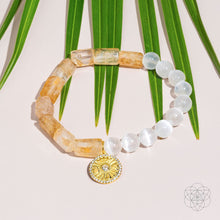 Load image into Gallery viewer, Quartet of Luck - Citrine &amp; Selenite Bracelet of Serendipity