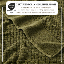 Load image into Gallery viewer, Cotton Diamond Waffle Weave Bath Towel Set - Grayson Collection