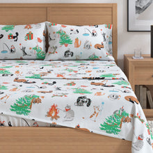 Load image into Gallery viewer, Turkish Cotton Christmas Flannel Sheet Set - Whittaker Collection