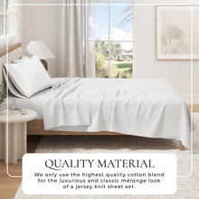 Load image into Gallery viewer, 100% Organic Cotton Jersey Knit Sheets