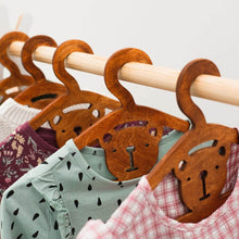 Load image into Gallery viewer, Pack of 10 Kid's Wooden Hangers