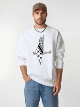 Load image into Gallery viewer, Ramadan Keffiyeh Customizable Sweatshirt for Adults – High-Quality, No-Hood Design (MTC003)