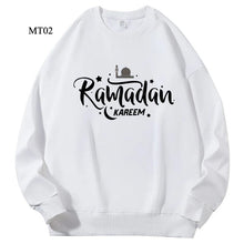 Load image into Gallery viewer, Ramadan Keffiyeh Customizable Sweatshirt for Adults – High-Quality, No-Hood Design (MTC003)