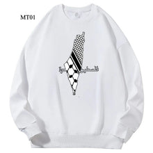 Load image into Gallery viewer, Ramadan Keffiyeh Customizable Sweatshirt for Adults – High-Quality, No-Hood Design (MTC003)