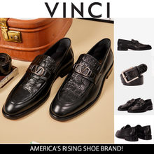 Load image into Gallery viewer, Amsterdam Black Bit Loafer Men Shoe