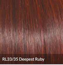 Load image into Gallery viewer, Raquel Welch Flash Forward Layered Mid-Length Textured Wig by Hairuwear, Average Cap Size, RL33/35 Deepest Ruby