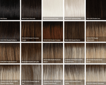Load image into Gallery viewer, Raquel Welch Longing for London Luxurious Mid-Length Bob Cut Wig, Black Label Human Hair Collection by Hairuwear, Average Cap