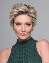 Load image into Gallery viewer, Raquel Welch on The Cover Short Pixie Cut Wig with Texture and Soft Waves, Average Cap Size, RL17/23SS Iced Latte Macchiato