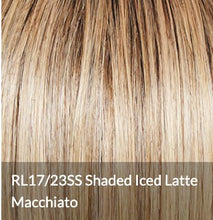 Load image into Gallery viewer, Raquel Welch Sheer Luxury Collection, Feature Length Long Layered Wig with Feather Lite Fiber Luxlite Cap Ll, Average, RL17/23SS Iced Latte Macchiato