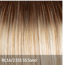 Load image into Gallery viewer, Raquel Welch Take A Bow Chin Length Layered Wig with Hand Tied Base by Hairuwear, Petite Average Cap, RL1621SS Shaded Sand