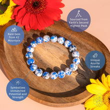 Load image into Gallery viewer, Rare K2 Stone Bracelet of Spiritual Adventure