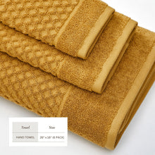 Load image into Gallery viewer, Cotton Diamond Waffle Weave Bath Towel Set - Grayson Collection