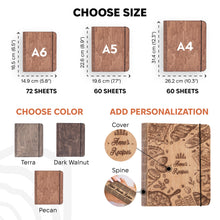 Load image into Gallery viewer, Wooden Recipe Book – Bakery Style