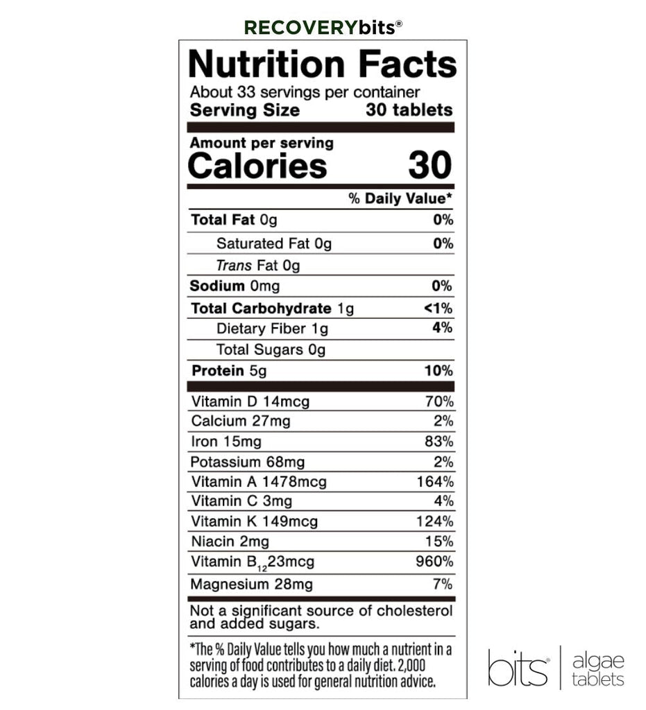 RECOVERYbits® Chlorella | Large Bag