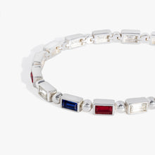Load image into Gallery viewer, Red, White and Blue Baguette Bolo