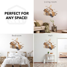 Load image into Gallery viewer, 3D Wooden Map of Canada – Multicolor