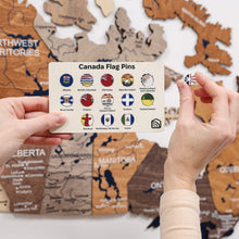 Load image into Gallery viewer, 3D Wooden Map of Canada – Multicolor