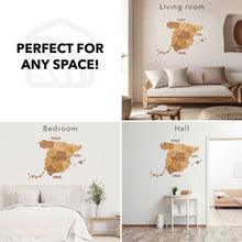 Load image into Gallery viewer, Wooden Map of Spain – Oak