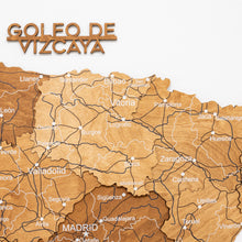 Load image into Gallery viewer, Wooden Map of Spain – Oak