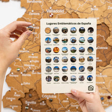 Load image into Gallery viewer, Wooden Map of Spain – Oak