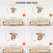 Load image into Gallery viewer, Wooden Map of Spain – Terra