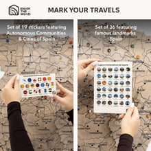 Load image into Gallery viewer, Wooden Map of Spain – Terra