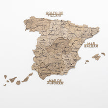 Load image into Gallery viewer, Wooden Map of Spain – Terra