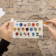 Load image into Gallery viewer, Wooden Map of Spain – Terra