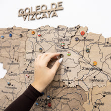 Load image into Gallery viewer, Wooden Map of Spain – Terra