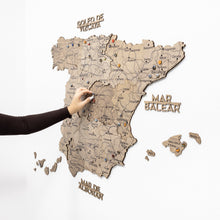 Load image into Gallery viewer, Wooden Map of Spain – Terra