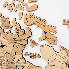 Load image into Gallery viewer, 3D Wooden Map of Canada – Gold