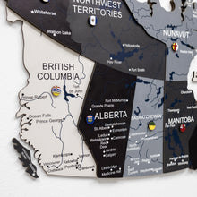 Load image into Gallery viewer, 3D Wooden Map of Canada – Nordik