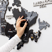 Load image into Gallery viewer, 3D Wooden Map of Canada – Nordik