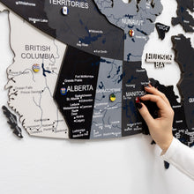 Load image into Gallery viewer, 3D Wooden Map of Canada – Nordik