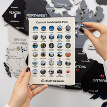 Load image into Gallery viewer, 3D Wooden Map of Canada – Nordik