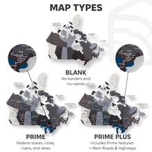 Load image into Gallery viewer, 3D Wooden Map of Canada – Nordik