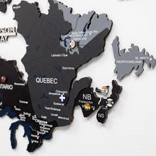 Load image into Gallery viewer, 3D Wooden Map of Canada – Nordik