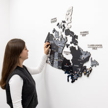 Load image into Gallery viewer, 3D Wooden Map of Canada – Nordik