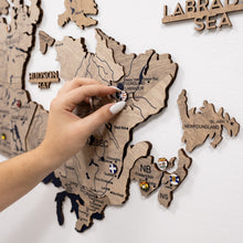 Load image into Gallery viewer, 3D Wooden Map of Canada – Terra