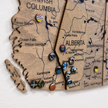 Load image into Gallery viewer, 3D Wooden Map of Canada – Terra