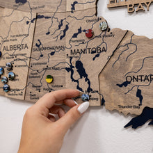 Load image into Gallery viewer, 3D Wooden Map of Canada – Terra