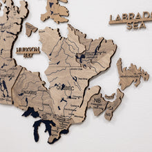 Load image into Gallery viewer, 3D Wooden Map of Canada – Terra